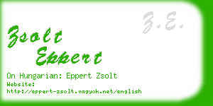 zsolt eppert business card